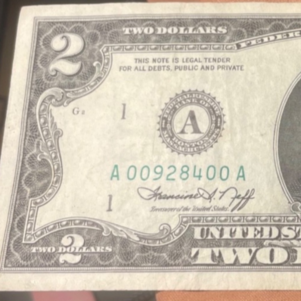 1976 Bicentennial Low #A00928400A Two Dollar Bill RARE   #205712142005 - Picture 2 of 6